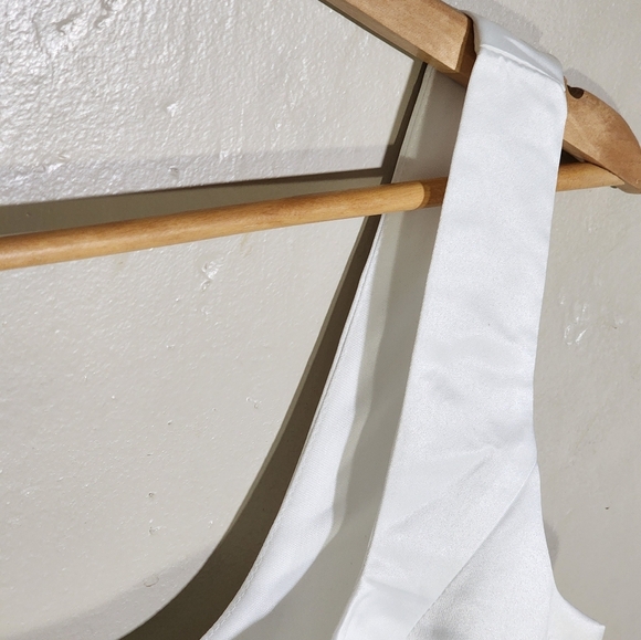 Lulus White Puff Mini Dress - Picture 7 of 11